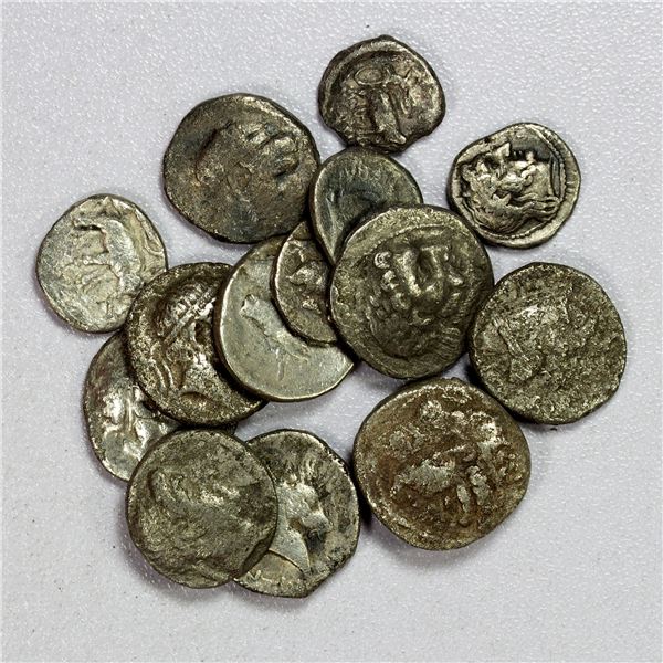 SELEUKID KINGDOM: LOT of 15 silver coins