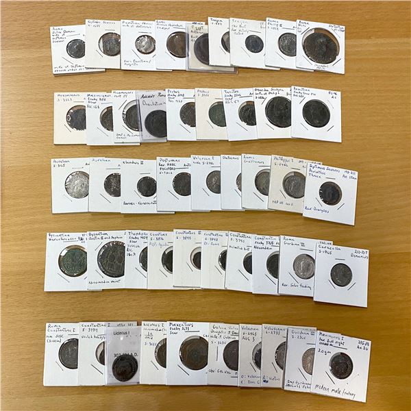 ROMAN EMPIRE: LOT of 47 coins