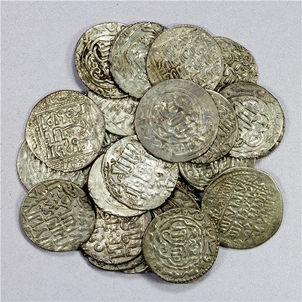 SELJUQ OF RUM: LOT of 27 silver dirhams