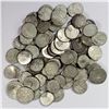 Image 1 : AQ QOYUNLU: LOT of 75 countermarked silver tankas