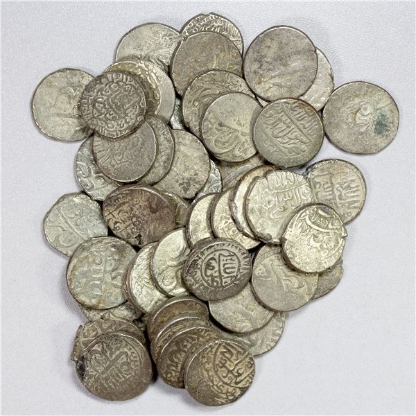 SAFAVID: 'Abbas I, 1588-1629, LOT of 49 silver abbasis