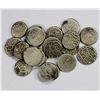 Image 1 : AFSHARID: Nadir Shah, 1735-1747, LOT of 20 six-abbasi silver coins