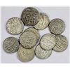 Image 1 : DURRANI: Taimur Shah, 1772-1793, LOT of 11 silver rupees