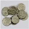 Image 1 : DURRANI & BARAKZAY: LOT of 9 silver coins