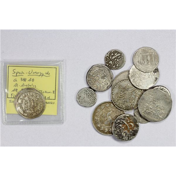 MEDIEVAL ISLAMIC: LOT of 13 silver coins