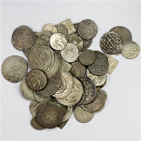 MEDIEVAL ISLAMIC: LOT of 70 silver coins