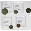 Image 1 : KUSHAN: LOT of 5 copper coins