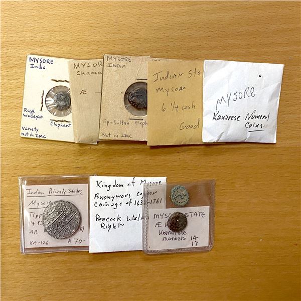 MYSORE: LOT of 23 coins