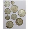 Image 1 : PORTUGUESE INDIA: LOT of 9 silver coins