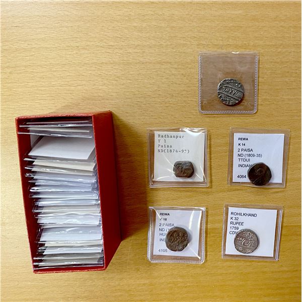 INDIA & STATES: LOT of 23 coins