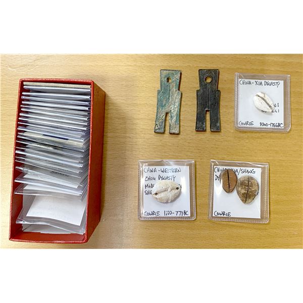 WARRING STATES: LOT of 33 ancient Chinese coins