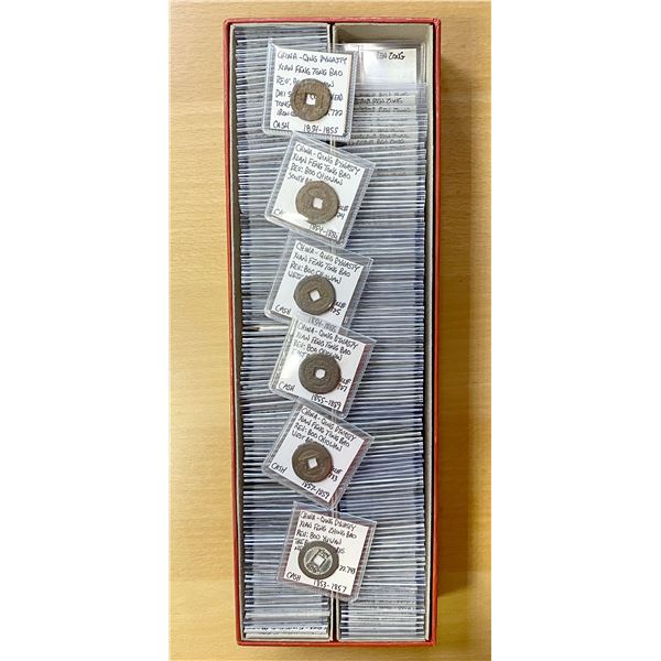 QING: LOT of 289 cash coins