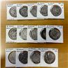 Image 1 : CHINESE CHOPMARKS: MEXICO: LOT of 14 coins