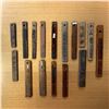 Image 1 : CHINA: LOT of 16 bamboo tally sticks