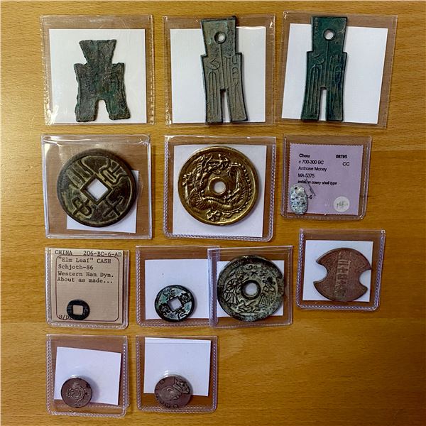 CHINA: LOT of 12 items