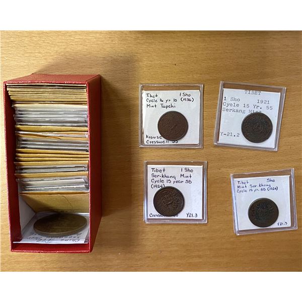 CHINA: LOT of 37 coins