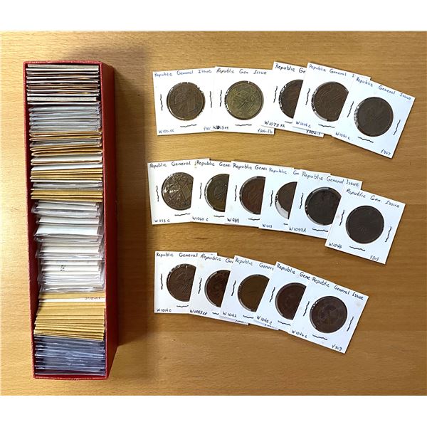 CHINA: LOT of 102 coins