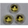 Image 2 : CHINA (PEOPLE'S REPUBLIC): LOT of 3 AV 10 yuan, Proof