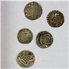 Image 1 : BURMESE KINGDOMS: LOT of 5 silver quarter units