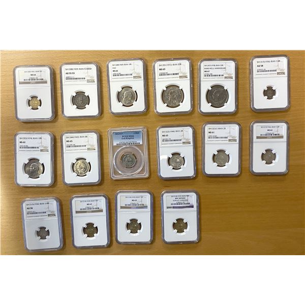 IRAN: LOT of 16 slabs