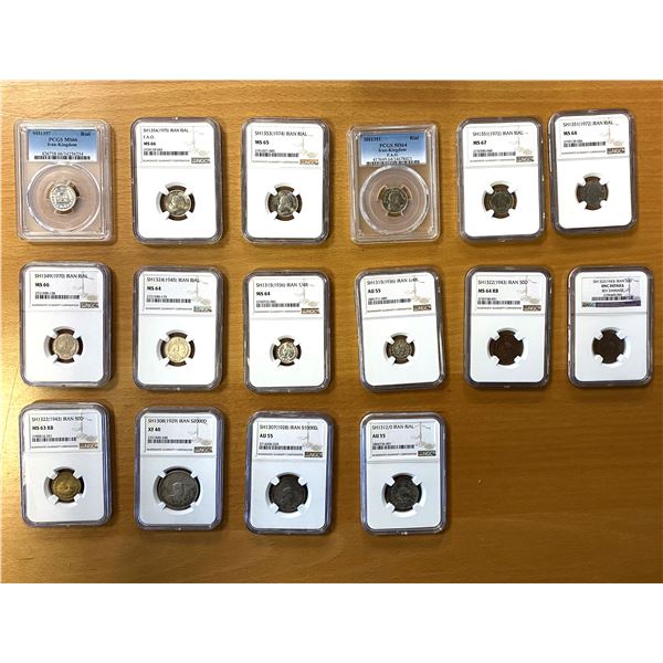 IRAN: LOT of 16 slabs