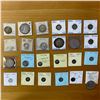 Image 1 : IRAN: LOT of 24 silver coins