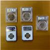 Image 2 : IRAQ: LOT of 5 certified coins
