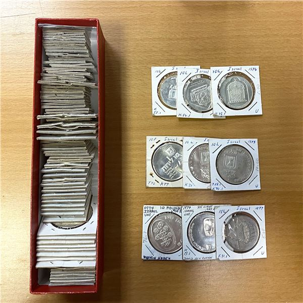 ISRAEL: LOT of 81 crowns and minors