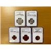 Image 1 : JORDAN: SET of 5 encapsulated coins