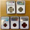 Image 2 : JORDAN: SET of 5 encapsulated coins