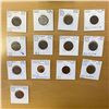 Image 1 : NETHERLANDS EAST INDIES: LOT of 13 coins