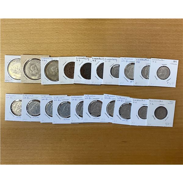 EUROPE: LOT of 20 coins
