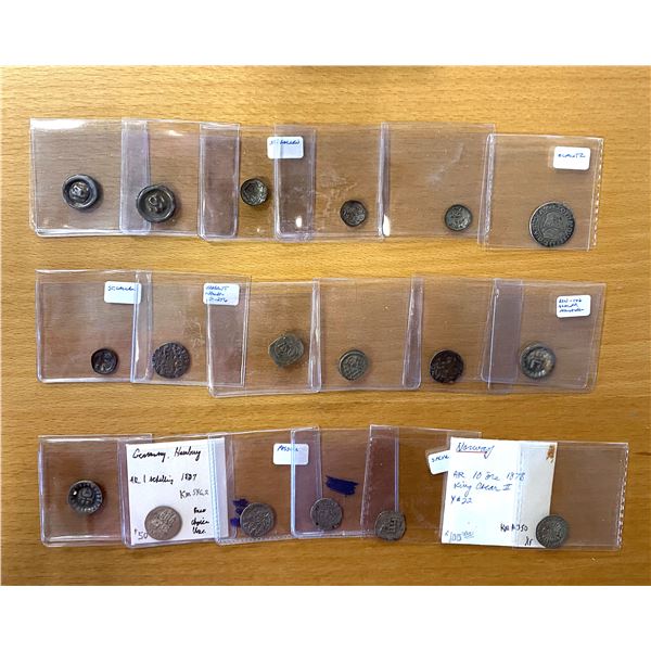 EUROPE: LOT of diverse 19 coins