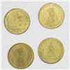 Image 1 : FRANCE: LOT of 4 brass 27mm jetons