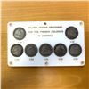 Image 1 : FRENCH COLONIES: SET of 7 silver jetons, UNC