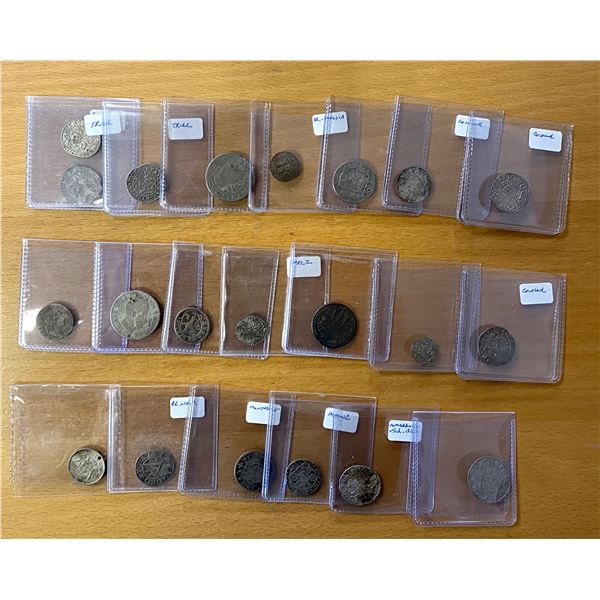 GERMAN STATES: LOT of 21 coins