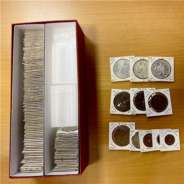 AFRICA: LOT of 127 crowns and minors