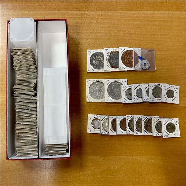 AFRICA: LOT of 108 crowns and minors
