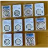 Image 1 : EGYPT: LOT of 11 proof silver commemoratives