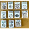 Image 2 : EGYPT: LOT of 11 proof silver commemoratives