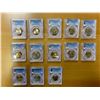 Image 1 : EGYPT: LOT of 13 circulating commemoratives