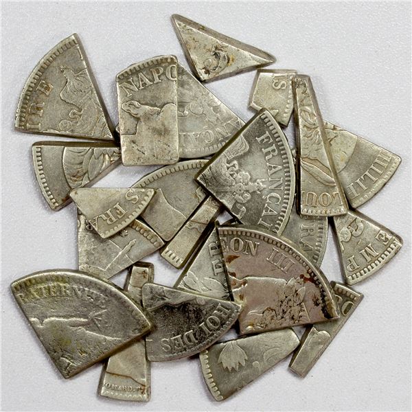 MADAGASCAR: LOT of 23 cut pieces of "vakimbola"