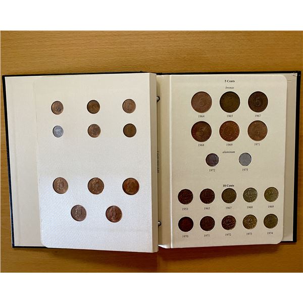 SEYCHELLES: SET of 75 coins struck 1939-1975