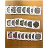 Image 1 : SOUTH AFRICA: LOT of 22 halfcrowns and crowns
