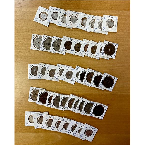 SOUTHERN RHODESIA: LOT of 45 minors