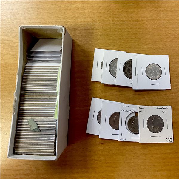 CUBA: LOT of 63 coins