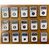 Image 2 : UNITED STATES: LOT of 15 certified silver & clad Proofs, 2006