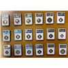 Image 2 : UNITED STATES: LOT of 18 certified silver & clad Proofs, 2016