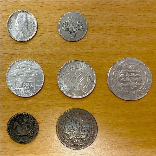 WORLDWIDE: LOT of 7 Islamic coins