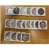 Image 1 : WORLDWIDE: LOT of 18 halfcrown- & crown-sized coins